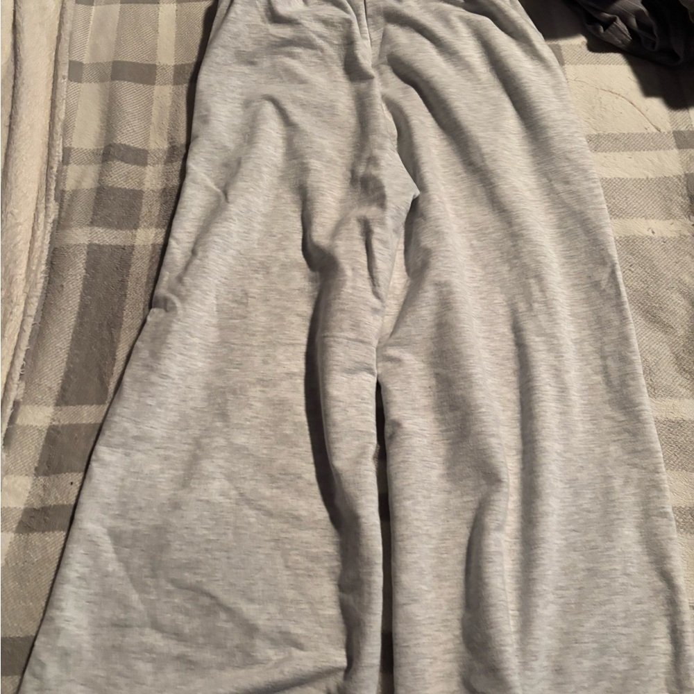 Casual gray pants. Worn a couple of times. No stains. Smoke and bug free